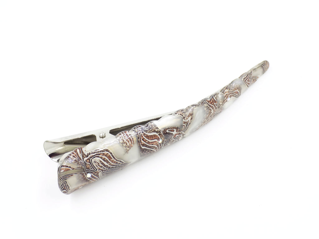 1 Piece Large metal crow teeth design hair claw