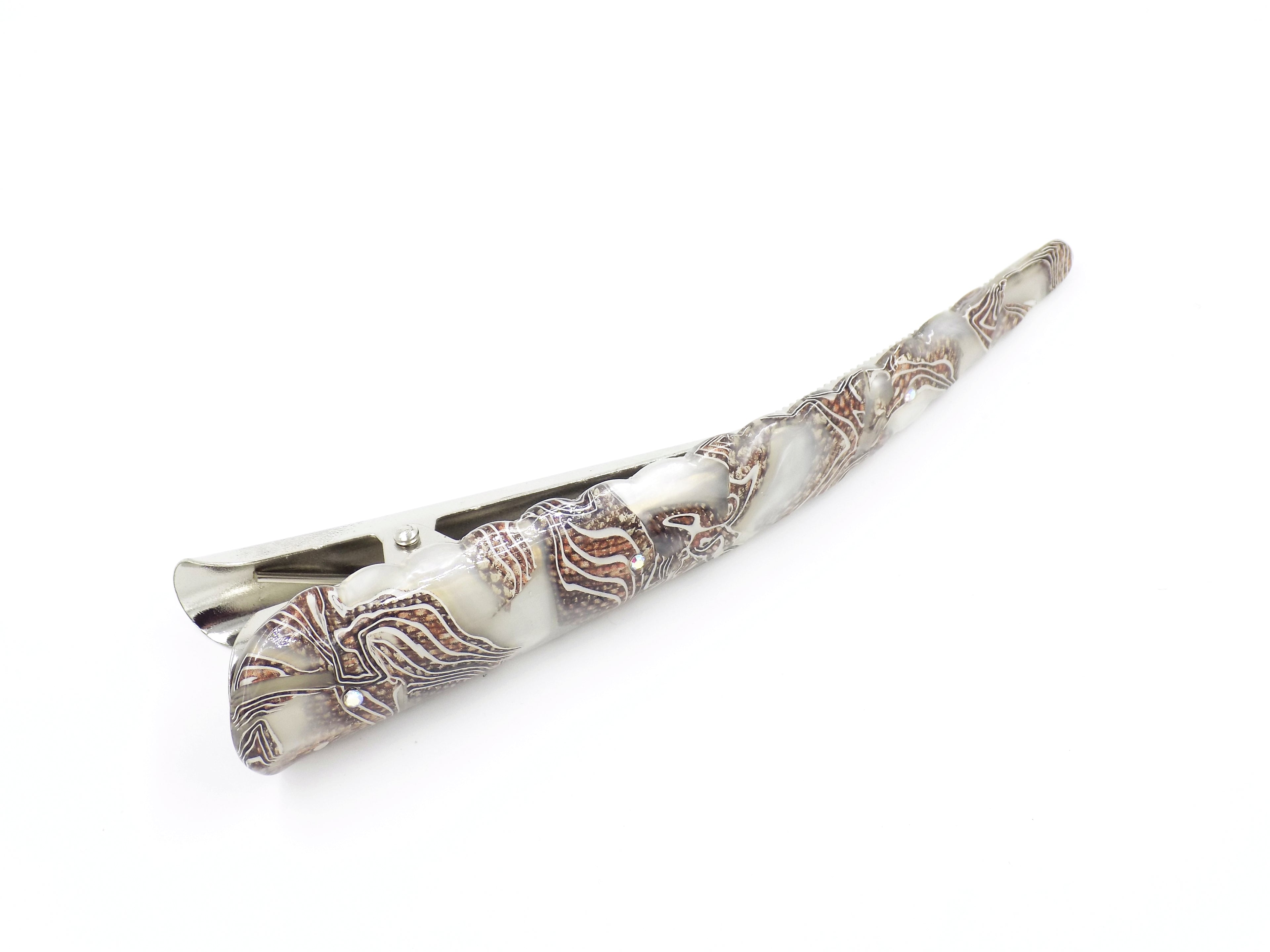 1 Piece Large metal crow teeth design hair claw