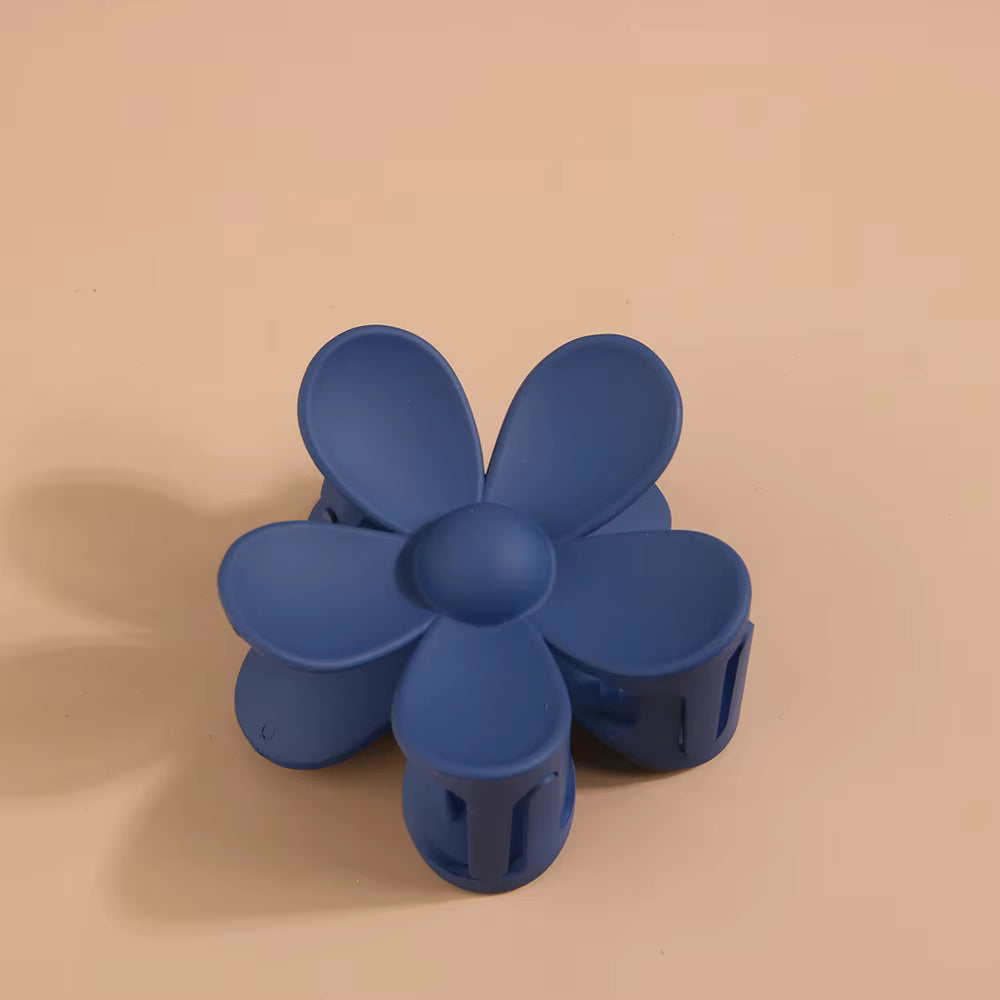 3 Pieces Multicolor Flower Shape Hair Claw