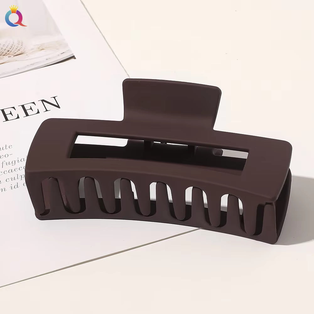 3 Pieces Multicolor Rectangle Shape Hair Claw
