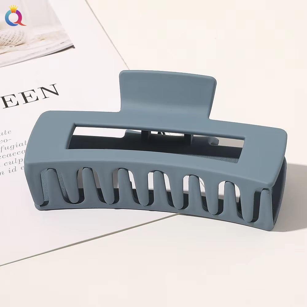 3 Pieces Multicolor Rectangle Shape Hair Claw