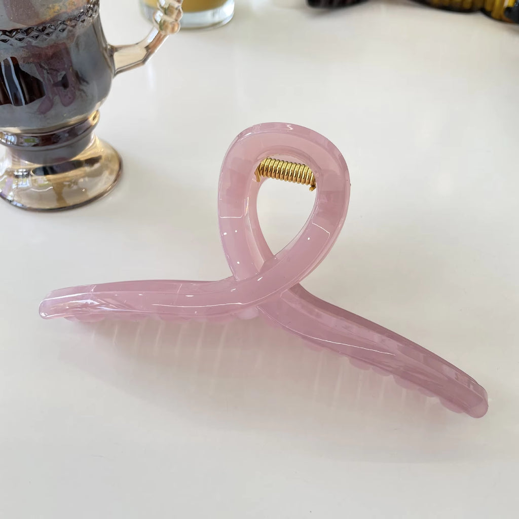3 Pieces Korean Trendy Ribbon Hair Claw Clip