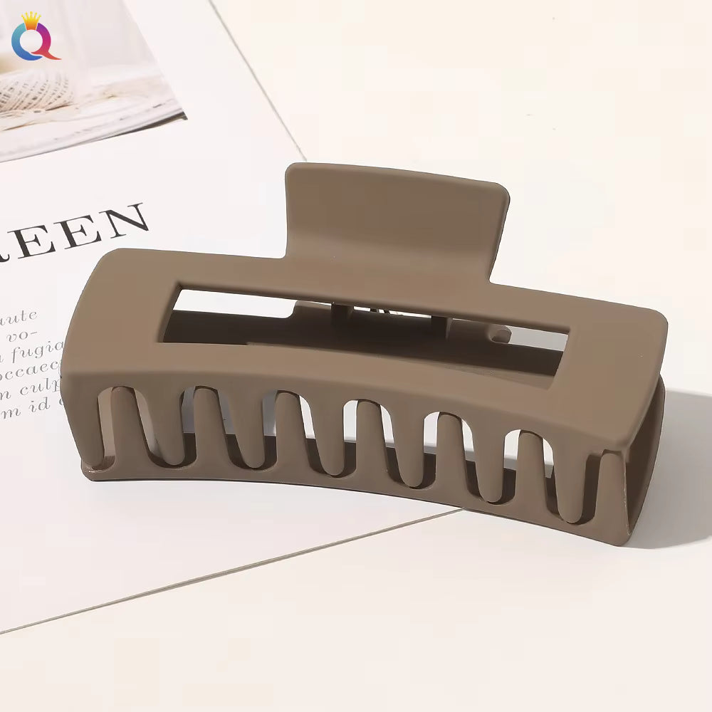 3 Pieces Multicolor Rectangle Shape Hair Claw