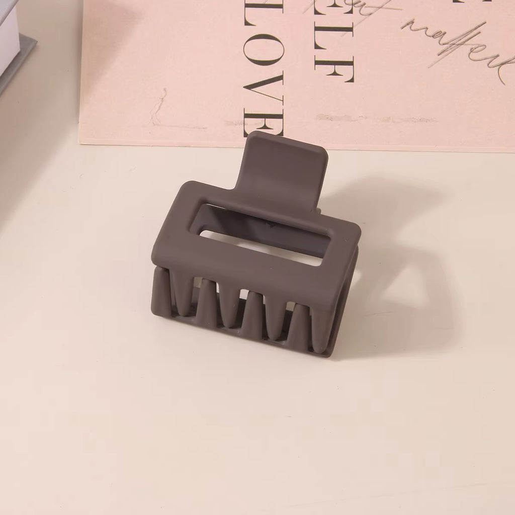 3 Pieces Multicolor Square Shape Hair Claw