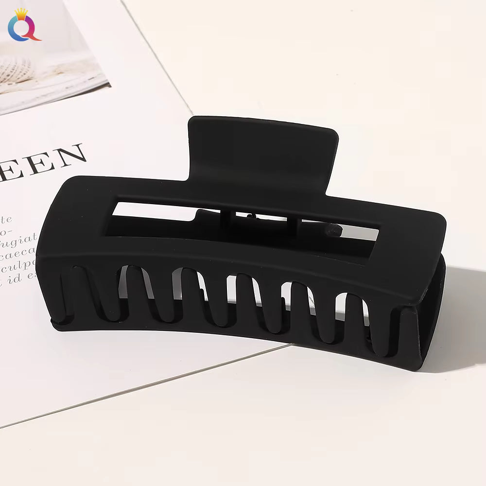 3 Pieces Multicolor Rectangle Shape Hair Claw
