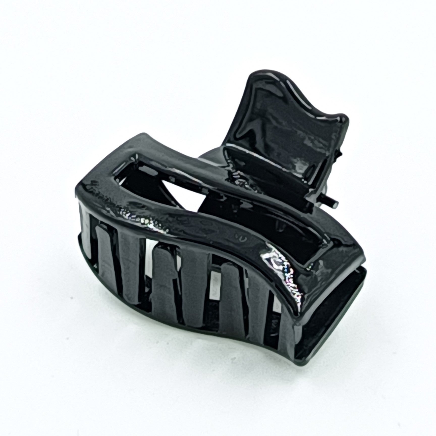 12 Pieces Multi Shape Black Hair Claw – Small