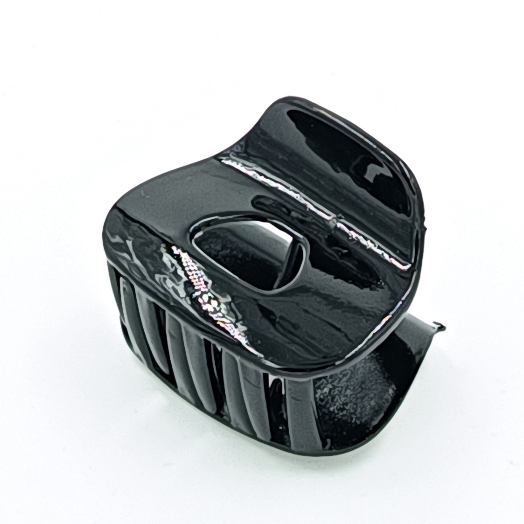 12 Pieces Multi Shape Black Hair Claw – Small