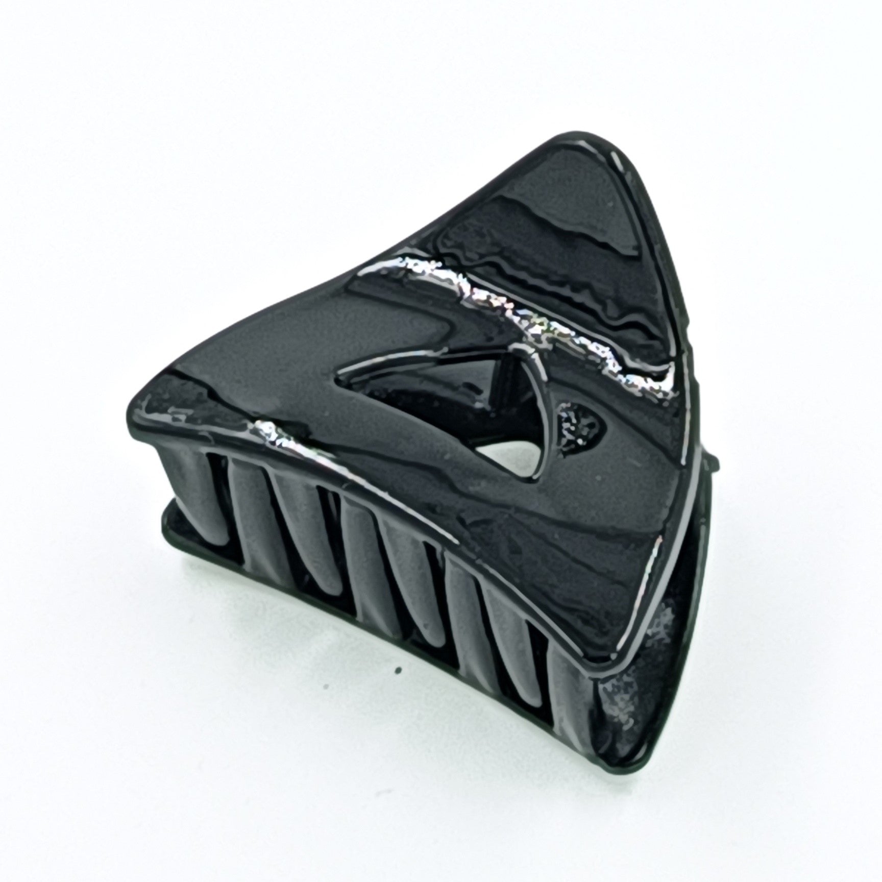 12 Pieces Multi Shape Black Hair Claw – Small
