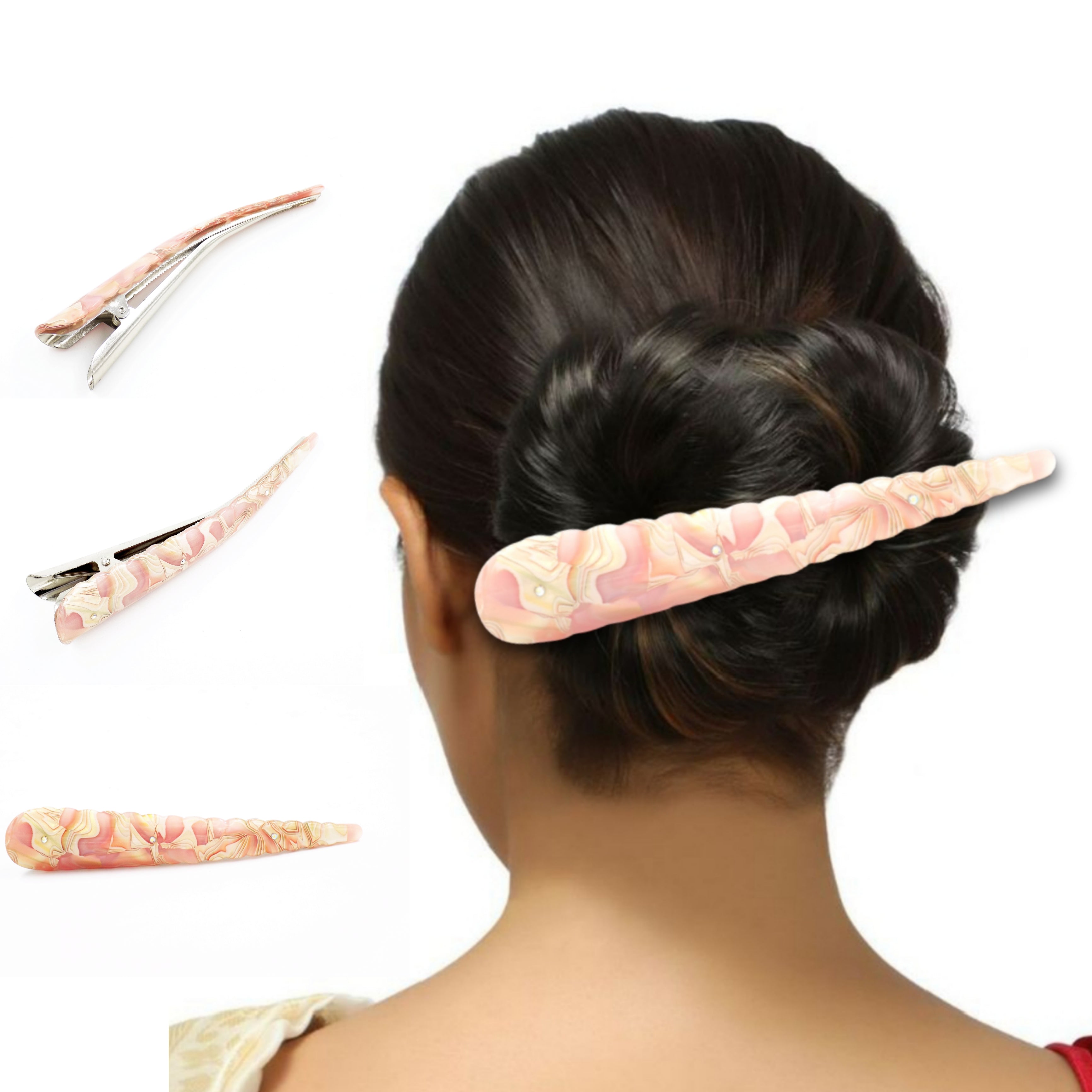 1 Piece Large metal crow teeth design hair claw
